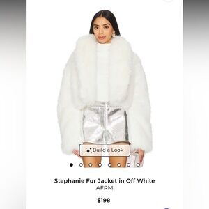 AFRM Stephanie fur jacket